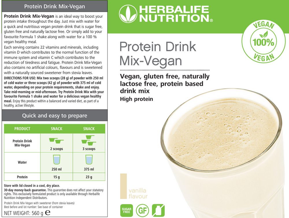 Vegan Protein Drink Mix