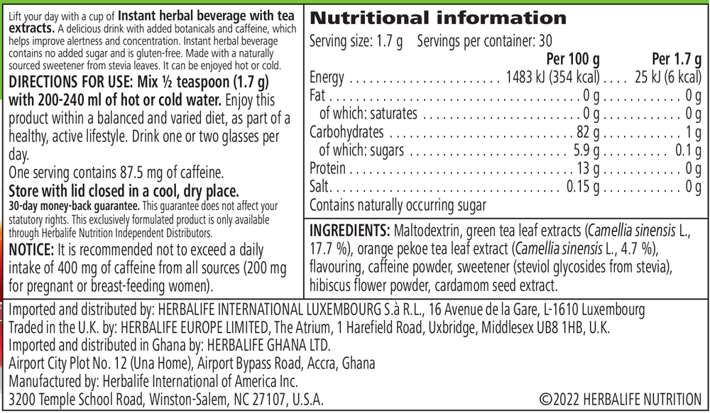 Peach - Instant Herbal Tea 50g