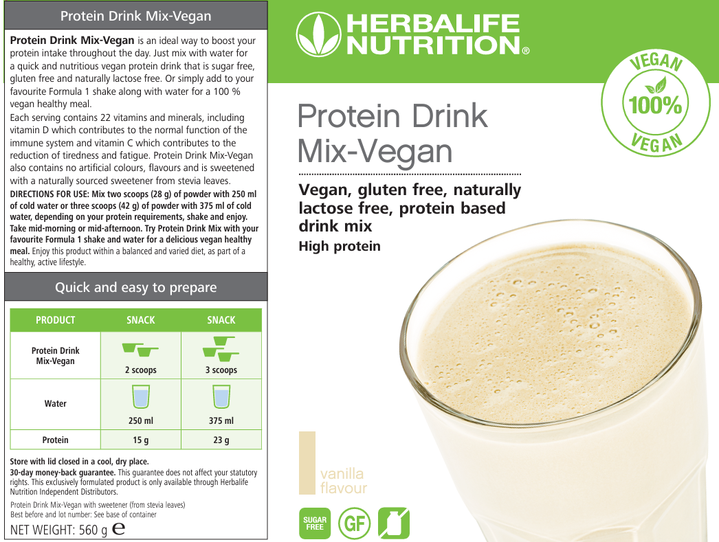 Vegan Protein Drink Mix